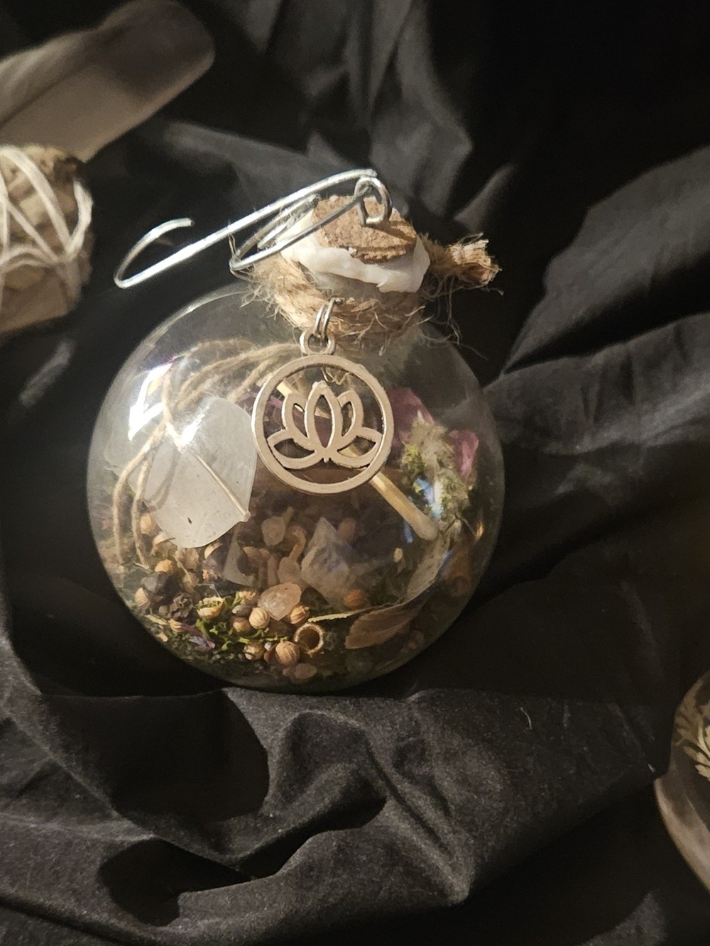 🔮 Handmade Home Protection & Blessing Witch Ball / Spell Jar Ornament